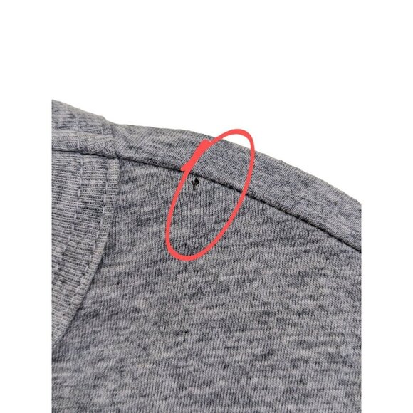 Mens Large Long Sleeve Graphic T Shirt Hooke Mountain Sled Snowmobile Gray - Picture 5 of 5